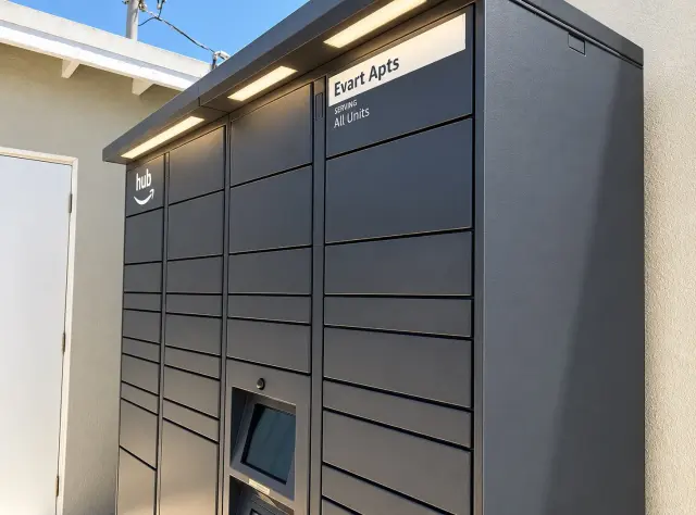 Amazon Hub package lockers
